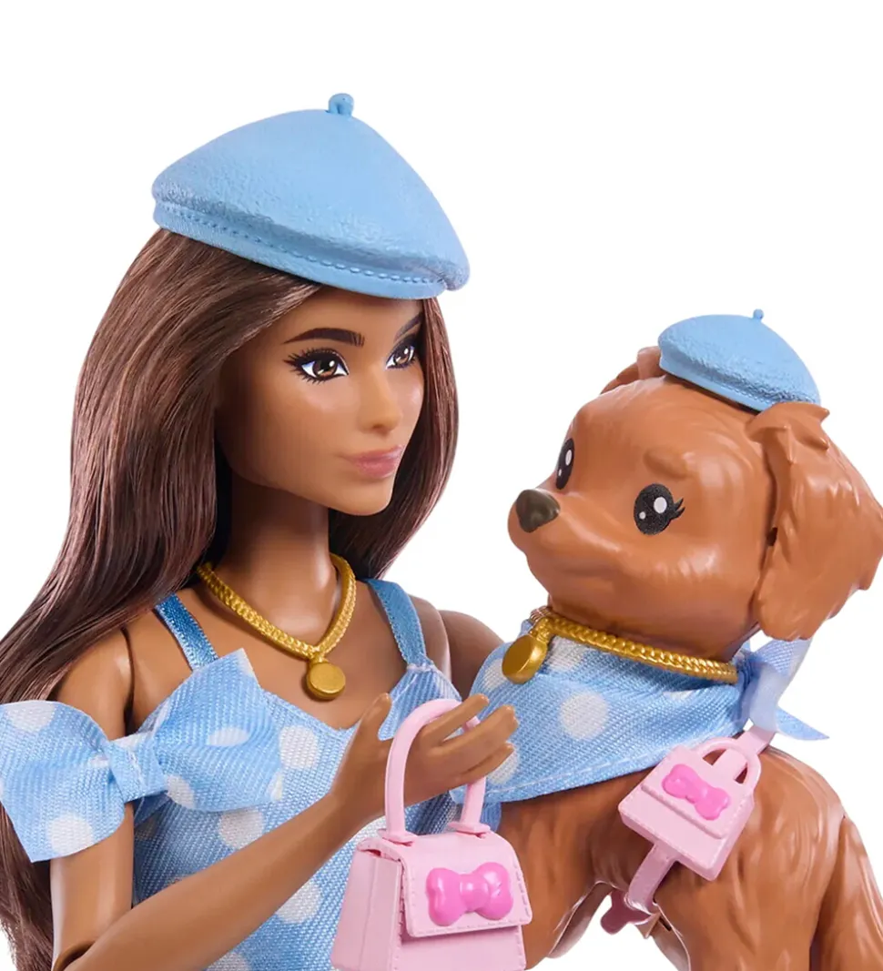 Barbie Dukke - 30 cm - Twinning Looks Brunette Polka Dots