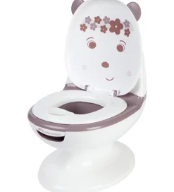 Bebeconfort Toilet - Mini - Hvid/Lavendel m. Bjørn