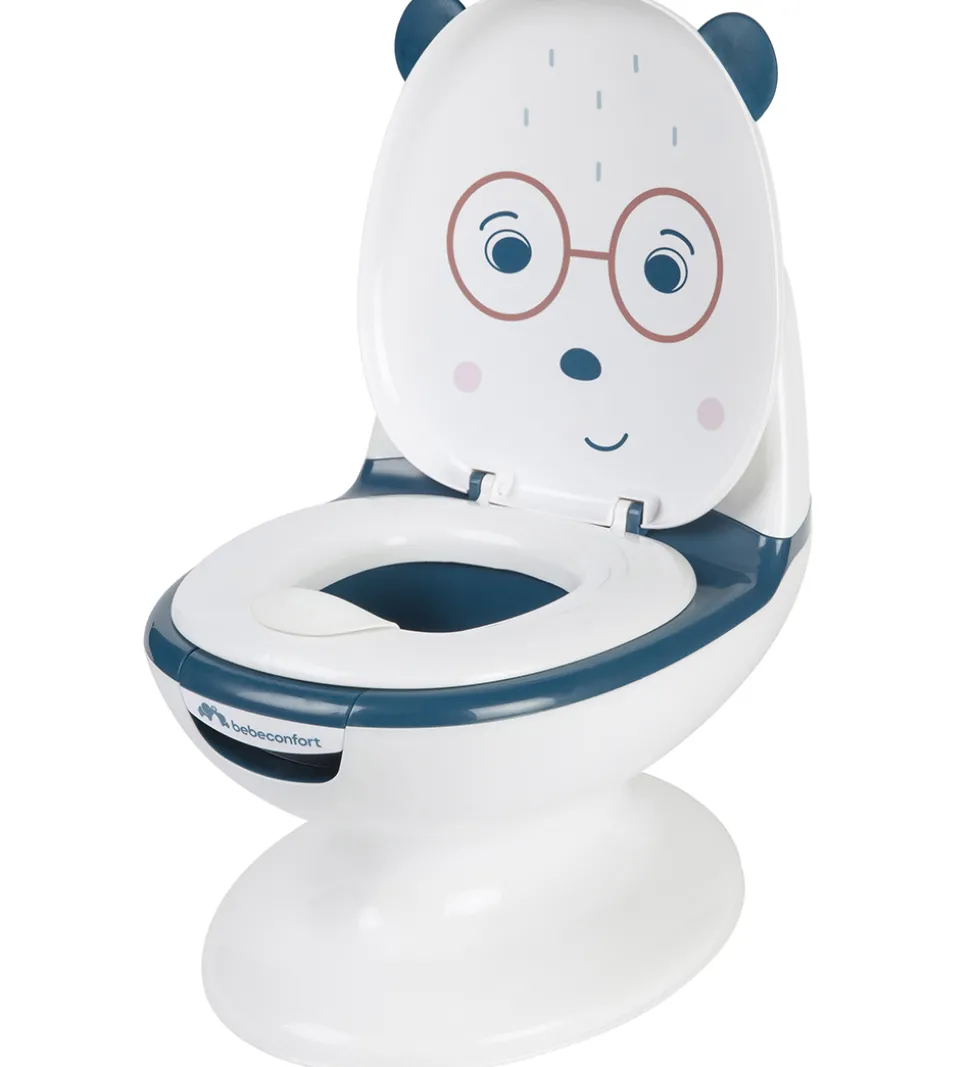 Bebeconfort Toilet - Mini - Hvid/Blå m. Bjørn