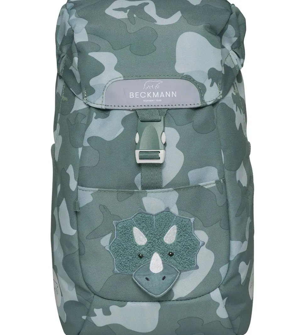 Beckmann Børnehavetaske - Classic Mini - Dinosaur - Grå