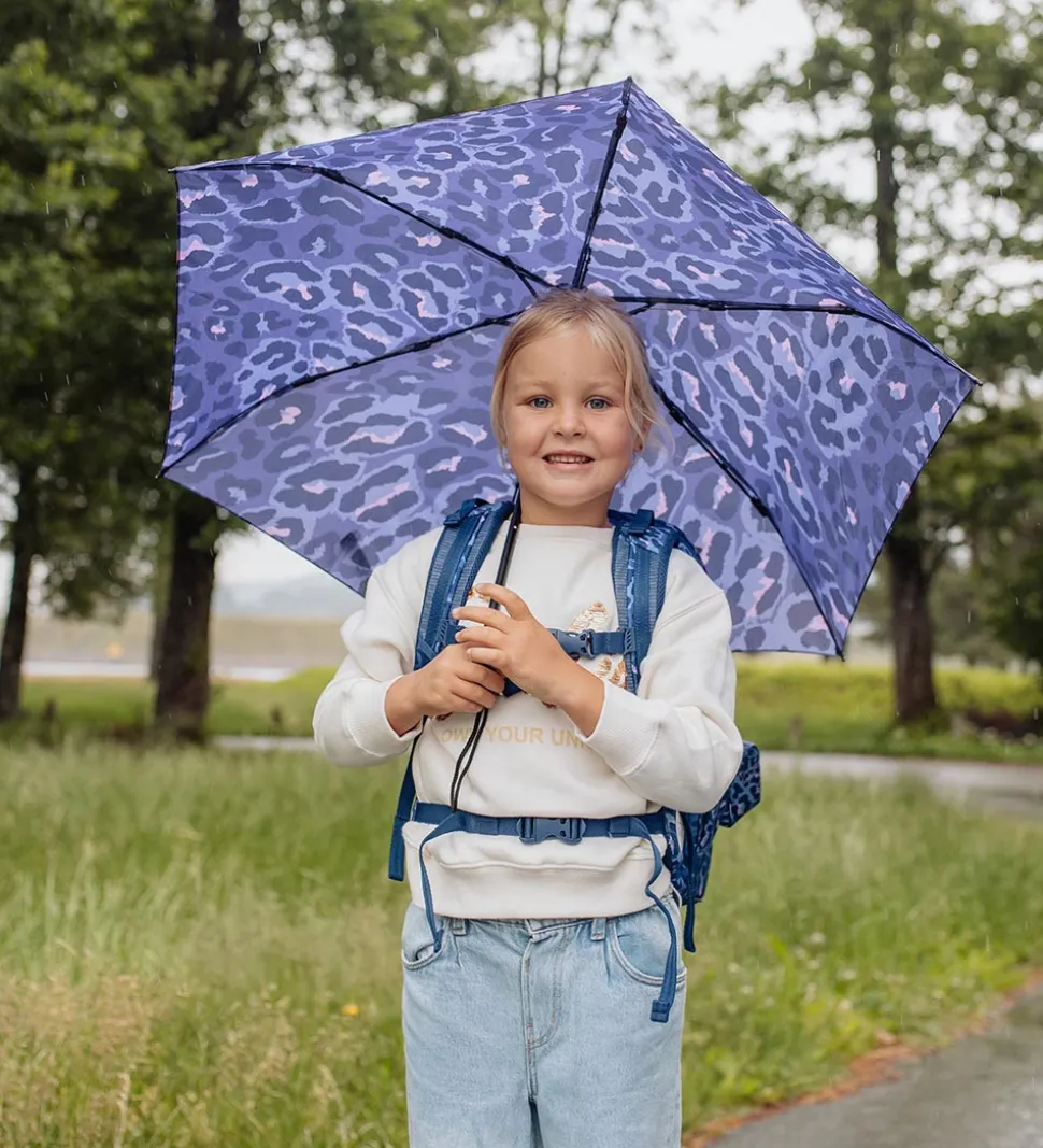 Beckmann Paraply - Cheeta - Dark Blue