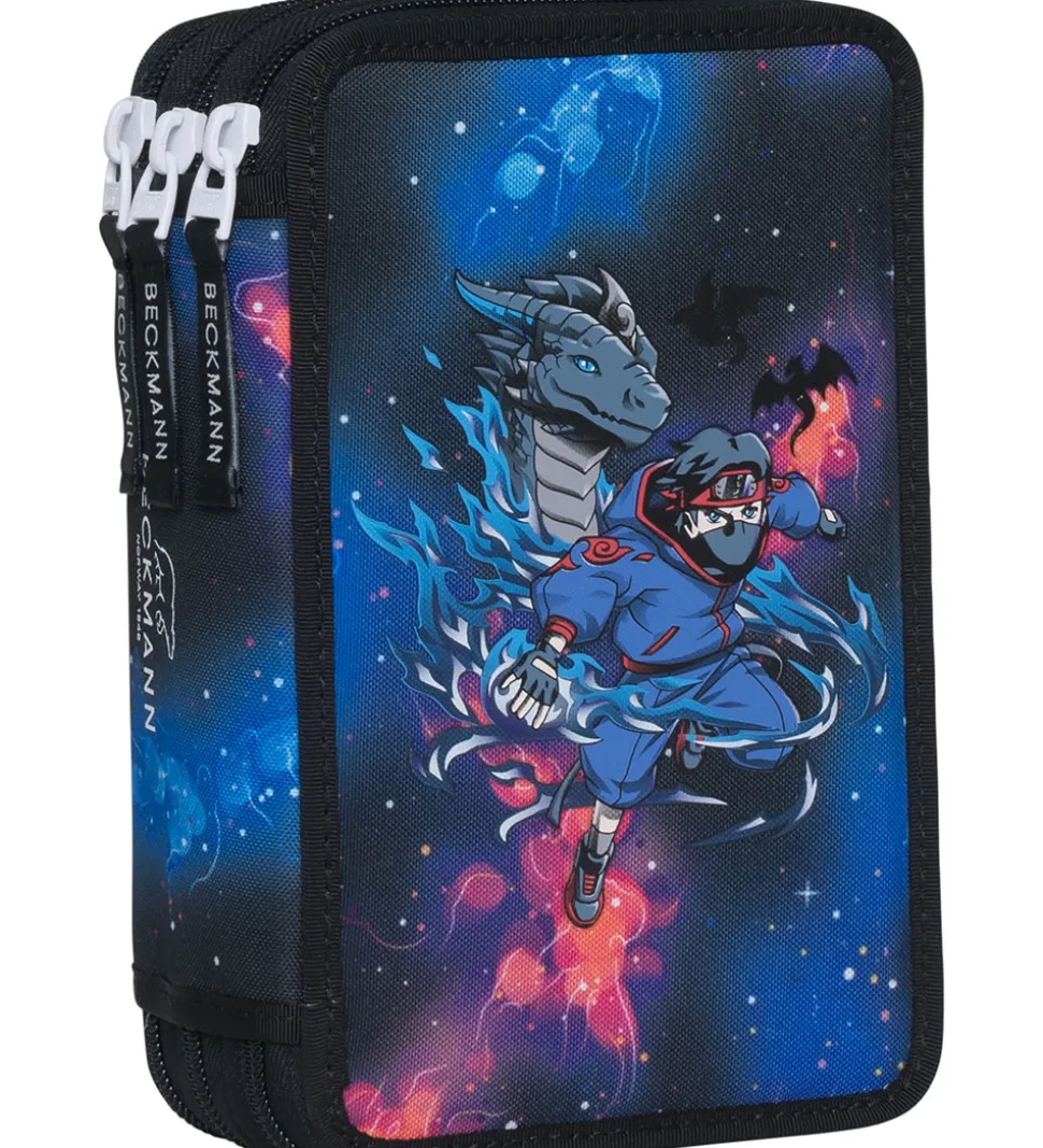 Beckmann Penalhus m. Indhold - Ninja Elements - Sort