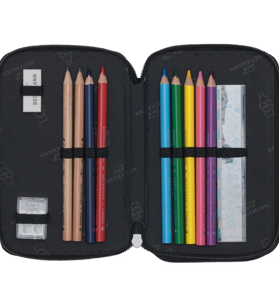 Beckmann Penalhus m. Indhold - Ninja Elements - Sort