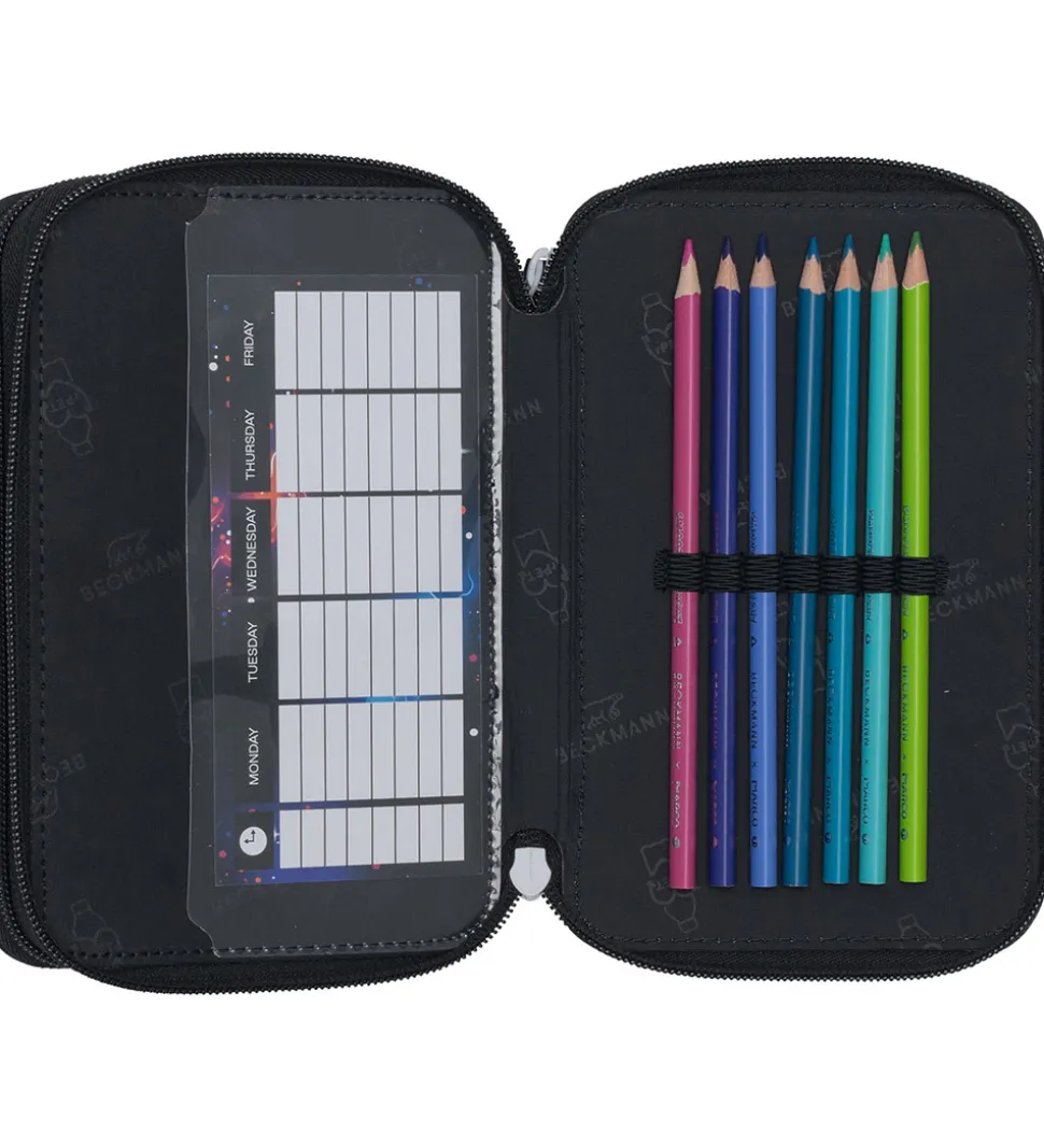 Beckmann Penalhus m. Indhold - Ninja Elements - Sort