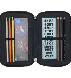 Beckmann Penalhus m. Indhold - Ninja Elements - Sort