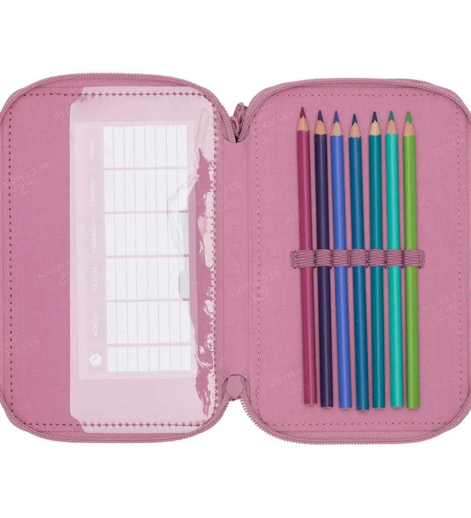 Beckmann Penalhus m. Indhold - Pink