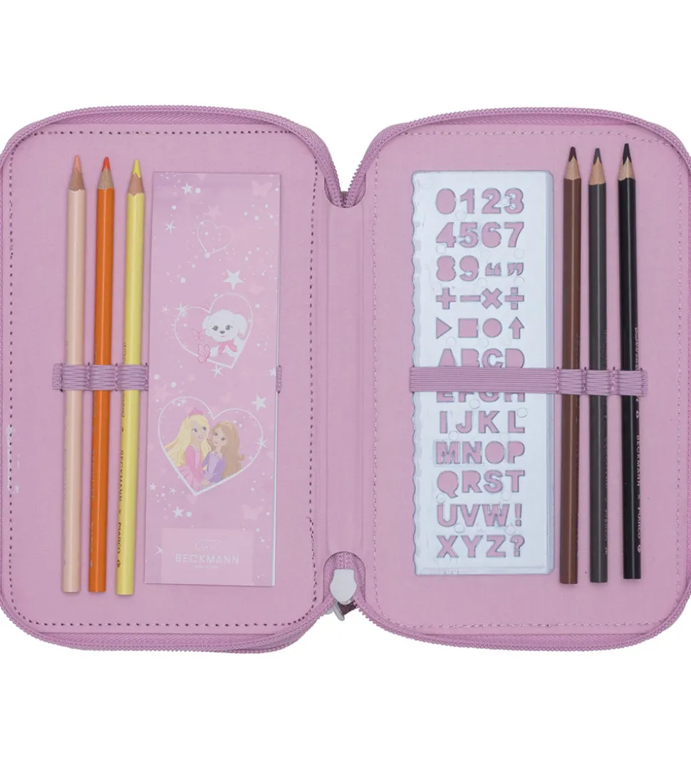 Beckmann Penalhus m. Indhold - Rosie - Pink