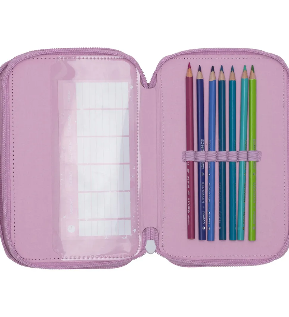 Beckmann Penalhus m. Indhold - Rosie - Pink