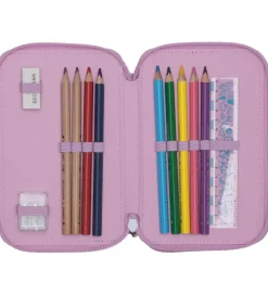 Beckmann Penalhus m. Indhold - Rosie - Pink