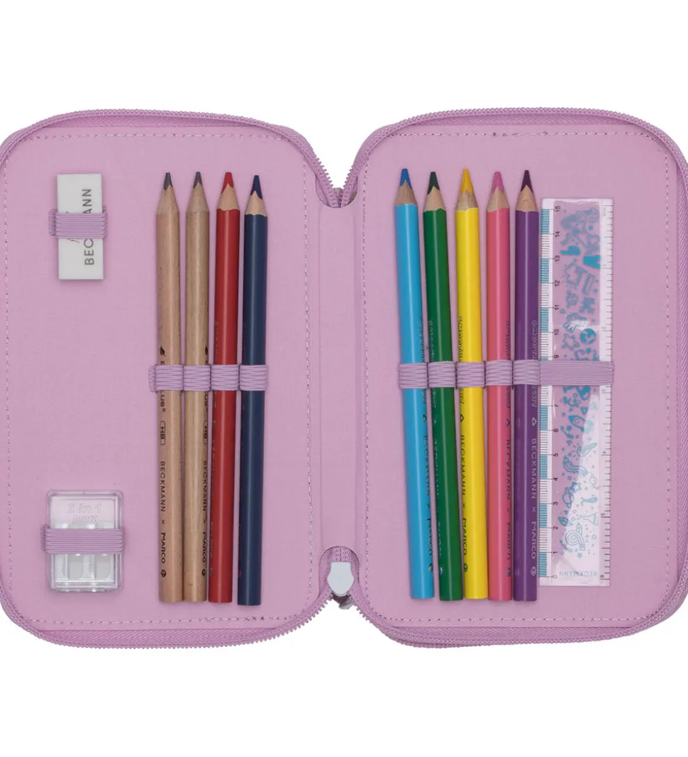 Beckmann Penalhus m. Indhold - Rosie - Pink