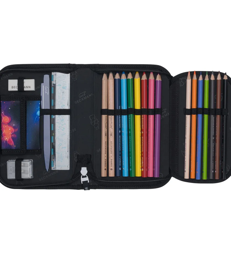 Beckmann Penalhus m. Indhold - Ninja Elements - Sort