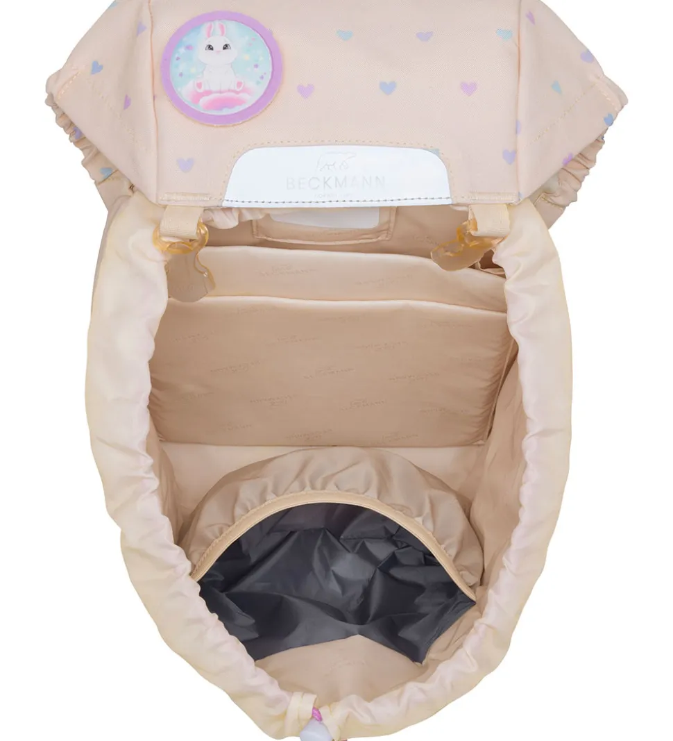 Beckmann Skoletaske - Classic - Heart - Gul