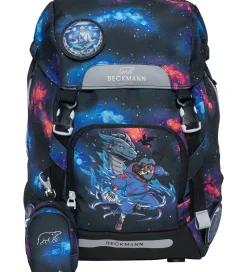 Beckmann Skoletaske - Classic - Ninja Elements - Sort