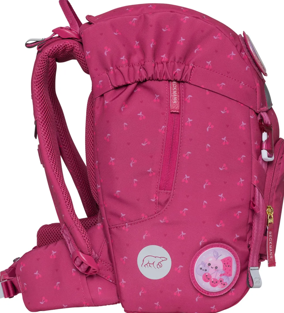 Beckmann Skoletaske - Classic - Cherry - Rød