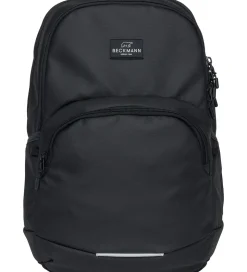 Beckmann Skoletaske - Sport Junior - Black Coated - Sort
