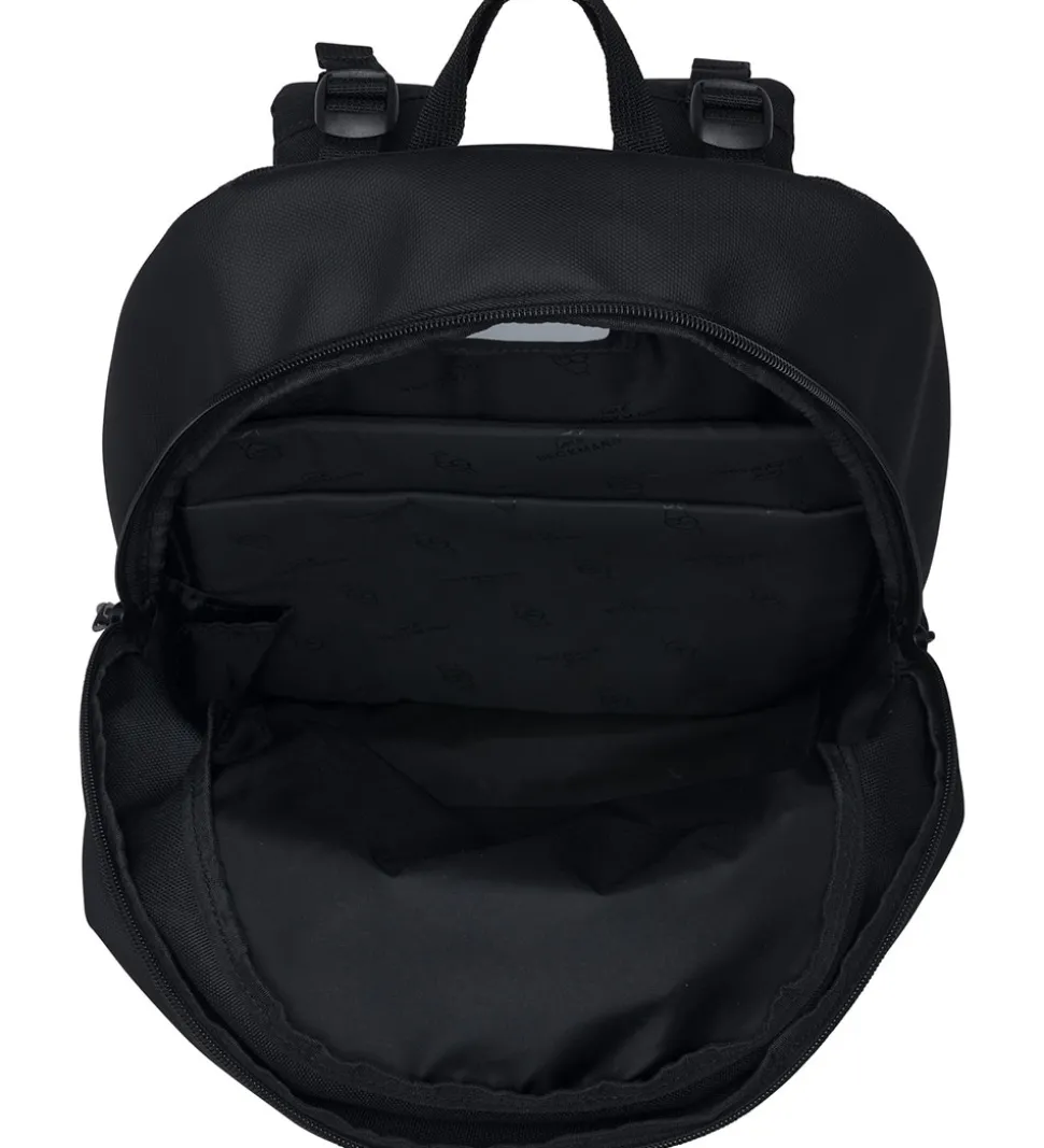 Beckmann Skoletaske - Sport Junior - Black Coated - Sort