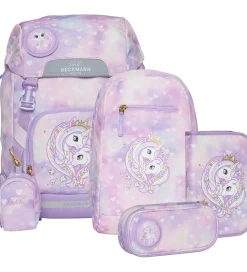 Beckmann Skoletaskesæt - Classic Maxi - Unicorn Princess Purple