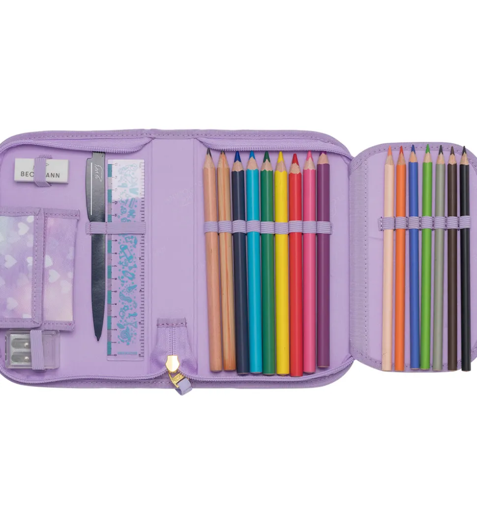 Beckmann Skoletaskesæt - Classic Maxi - Unicorn Princess Purple