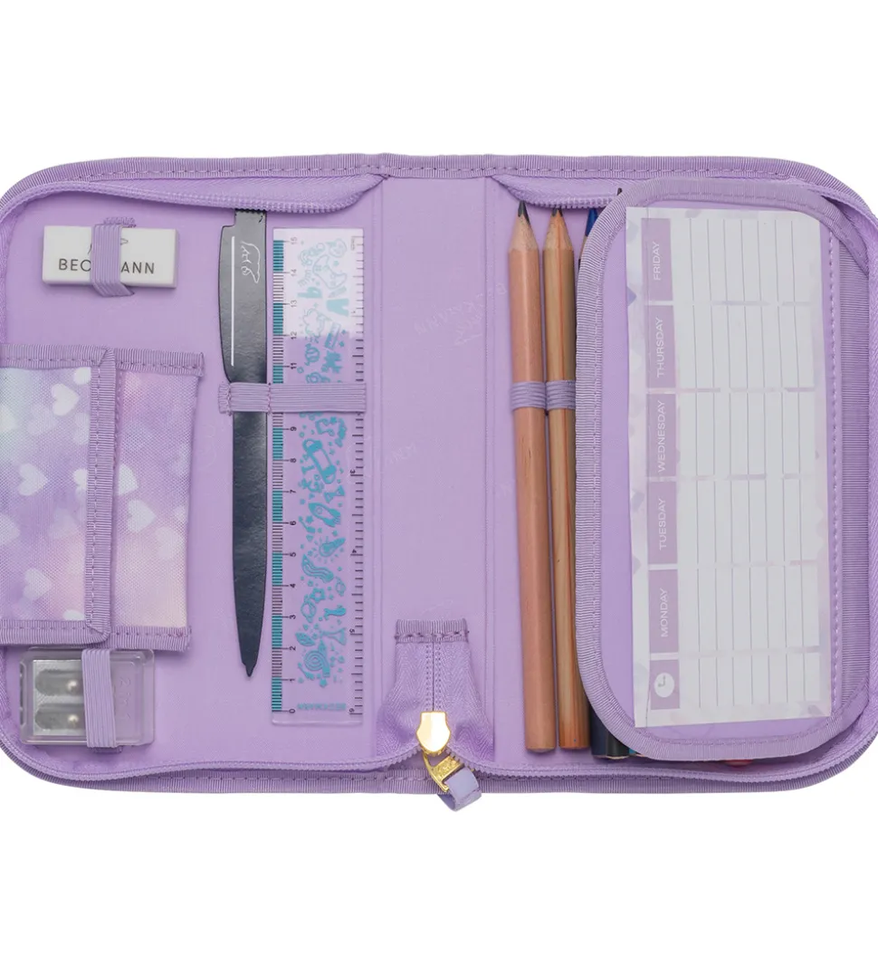 Beckmann Skoletaskesæt - Classic Maxi - Unicorn Princess Purple