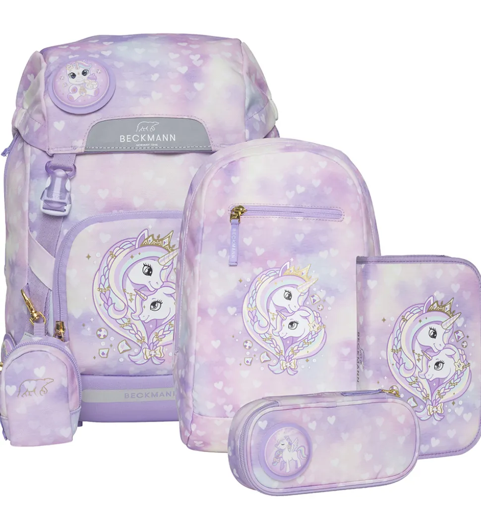 Beckmann Skoletaskesæt - Classic - Unicorn Princess