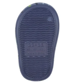 BECO Badesandaler - Ocean Dinos - Blå