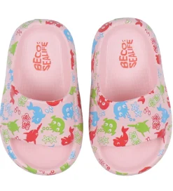 BECO Badesandaler - Sealife - Pink