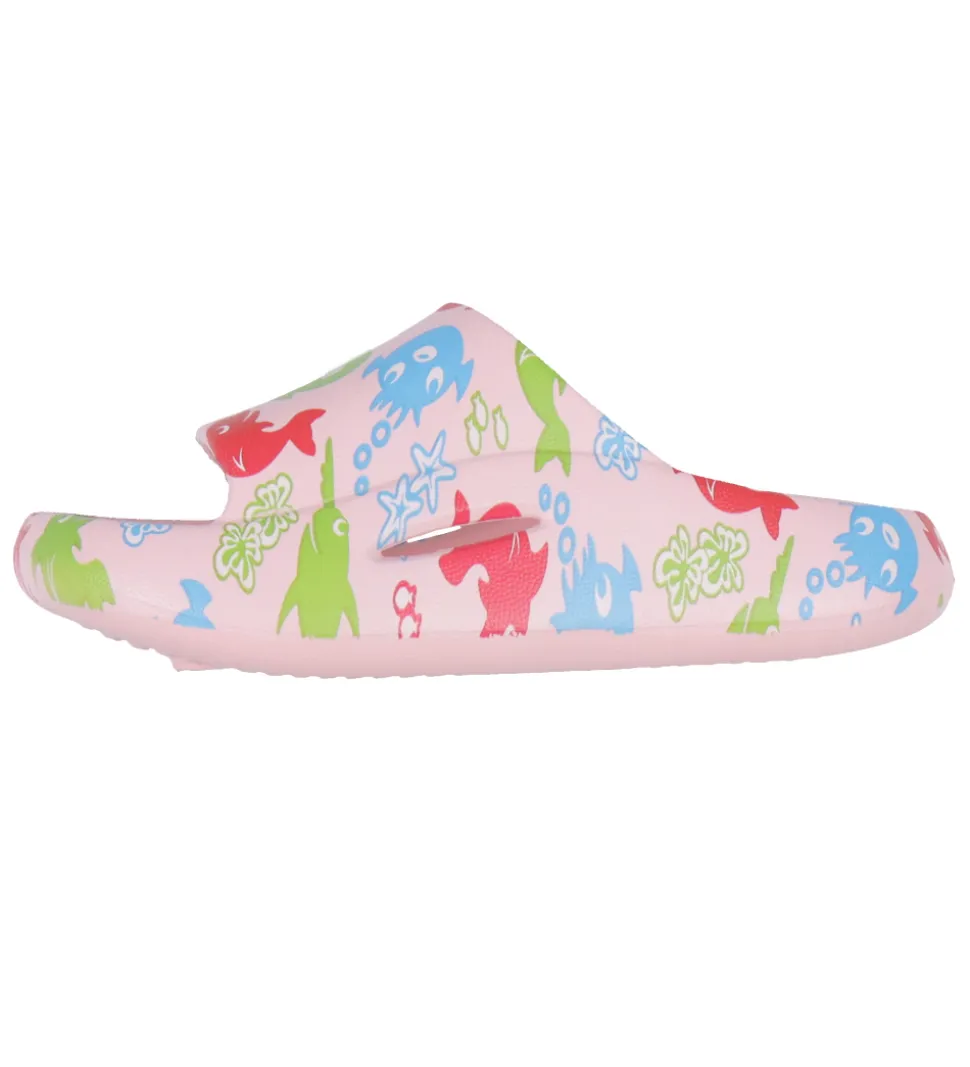 BECO Badesandaler - Sealife - Pink
