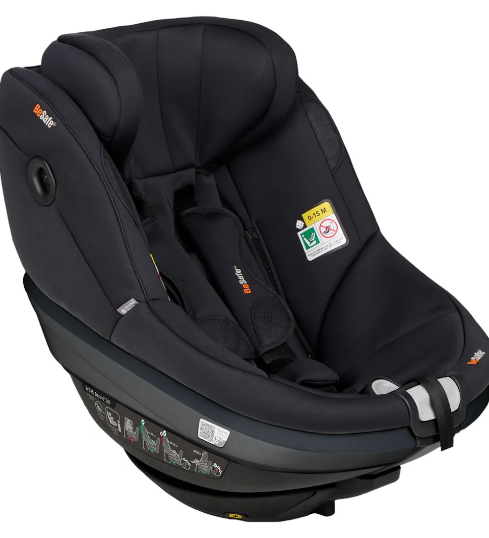 BeSafe Autostol - Beyond 2 360 - Black SoftBreeze