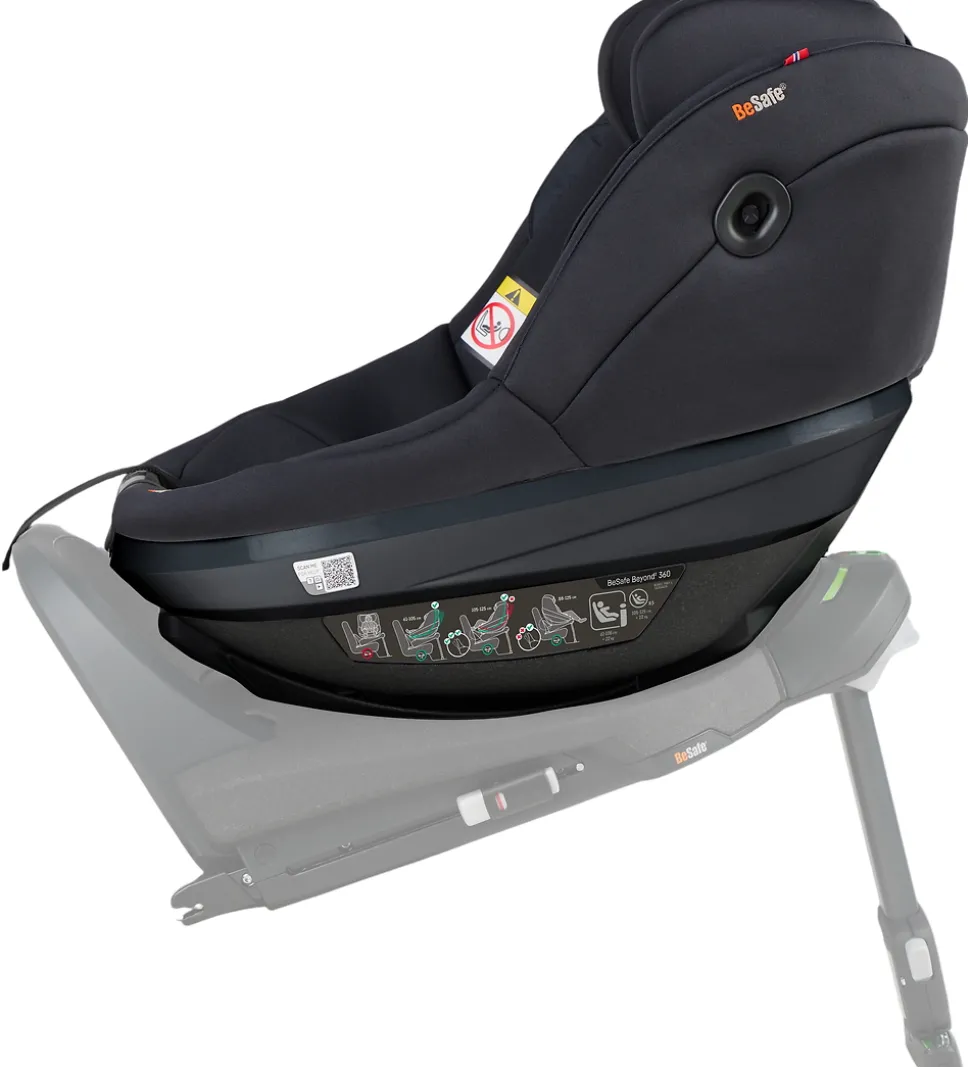 BeSafe Autostol - Beyond 2 360 - Black SoftBreeze