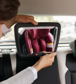 BeSafe Babyspejl m. Lys - Baby Mirror XL2 - Sort