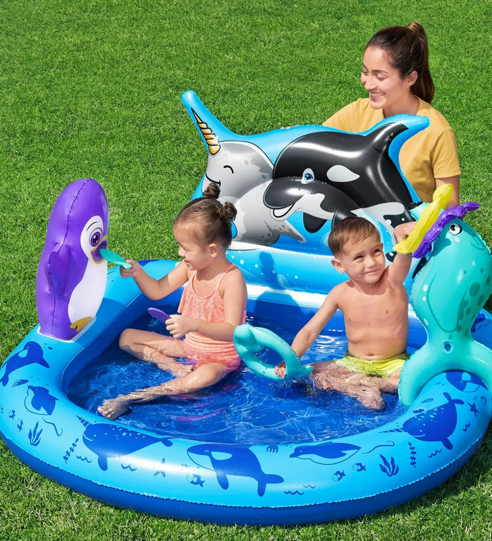 Bestway Legebassin - 134x131x73 cm - Polar Pals