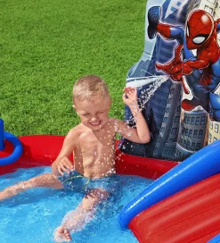 Bestway Legebassin m. Tilbehør - 211 x 206 cm - Spider-Man