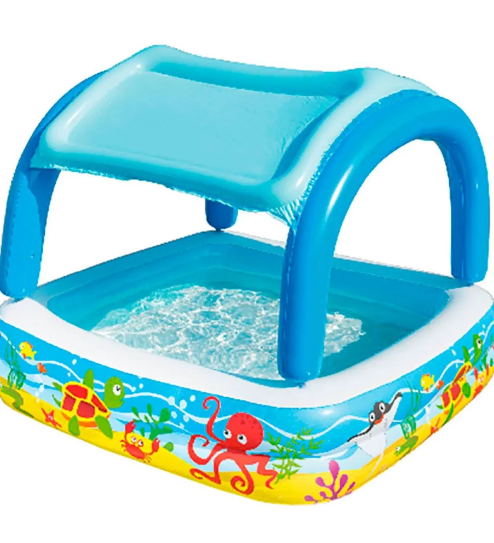 Bestway Oppusteligt Bassin - 1,4 x 1,14 m - Canopy Play Pool