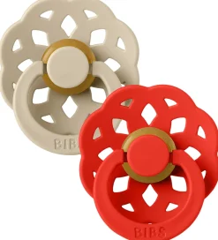 BIBS Boheme Natsutter - Str. 1 - 2-pak - Rund - Vanilla/Candy Ap