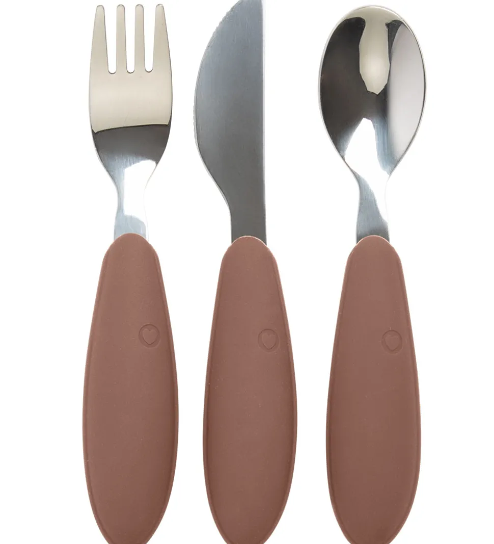 BIBS Børnebestik - 3-Pak - Woodchuck