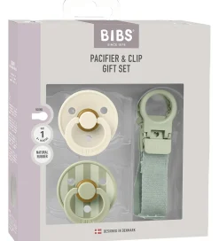 BIBS Colour Gavesæt - Sutter/Suttesnor - Str. 1 - Sage