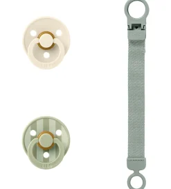 BIBS Colour Gavesæt - Sutter/Suttesnor - Str. 1 - Sage