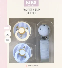 BIBS Colour Gavesæt - Sutter/Suttesnor - Str. 2 - Dusty Blue