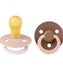 BIBS Colour Sutter - Str. 3 - 2-pak - Rund - Blush Woodchuck