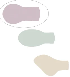 BIBS Colour Sutter - Str. 2 - Rund - 2-pak - Bow - Ivory/Plum