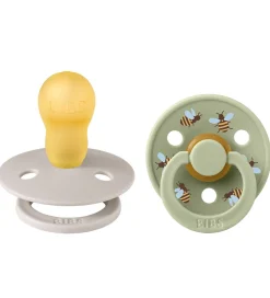 BIBS Colour Sutter - Str. 3 - 2-pak - Rund - Mushroom Mix