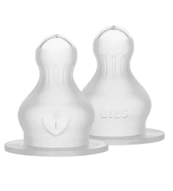 BIBS Flaskesut - 2-pak - Fast Flow - Silicone