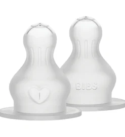 BIBS Flaskesutter - 2-pak - Thick Flow - Silikone