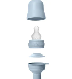 Bibs Sutteflaske - 270 ml - PP/Silikone - Baby Blue