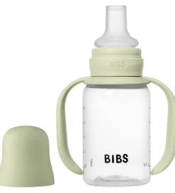 BIBS Sutteflaske m. Håndtag - 150 ml - Sage