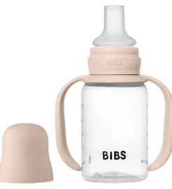 BIBS Sutteflaske m. Håndtag - 150 ml - Blush