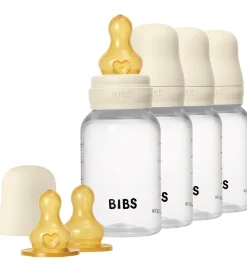 BIBS Sutteflasker - 4-pak - 150 ml - Naturgummi - Ivory
