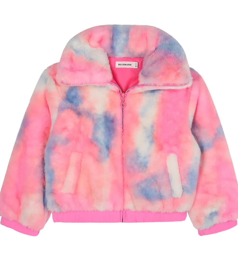 Billieblush Jakke - Imiteret Pels - Pink