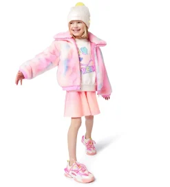 Billieblush Jakke - Imiteret Pels - Pink