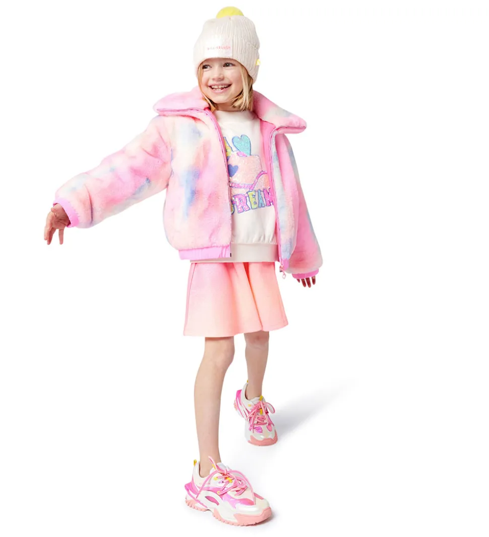 Billieblush Jakke - Imiteret Pels - Pink